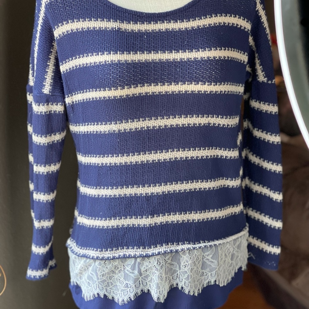 Bobeau knit sweater (M)